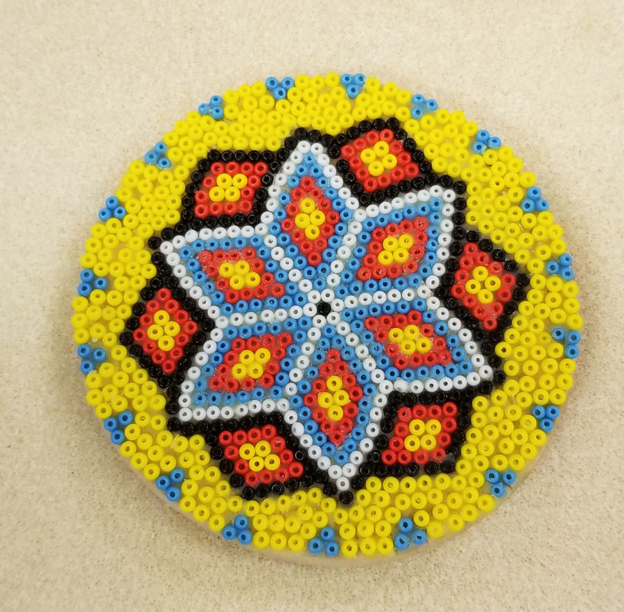 Huichol Beaded Bowl